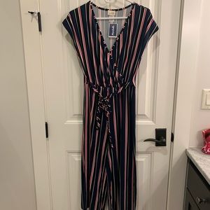 striped jumpsuit